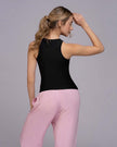 Blusa manga sisa cuello alto
