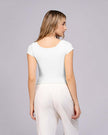 Blusa manga corte escote redondo