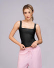 Blusa tirante gruesos escote cuadrado