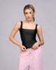 Blusa tirante gruesos escote cuadrado