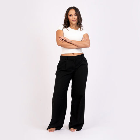 Crop top manga corta