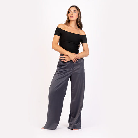 Crop top off shoulder