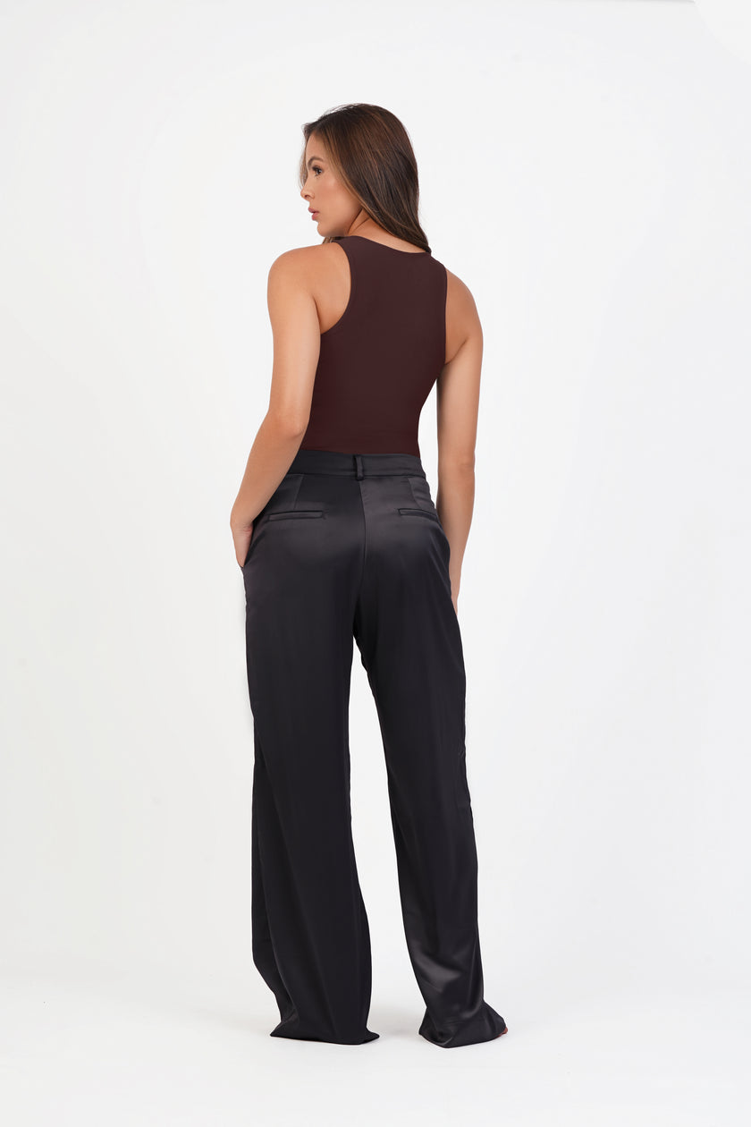 Blusa manga sisa cuello alto