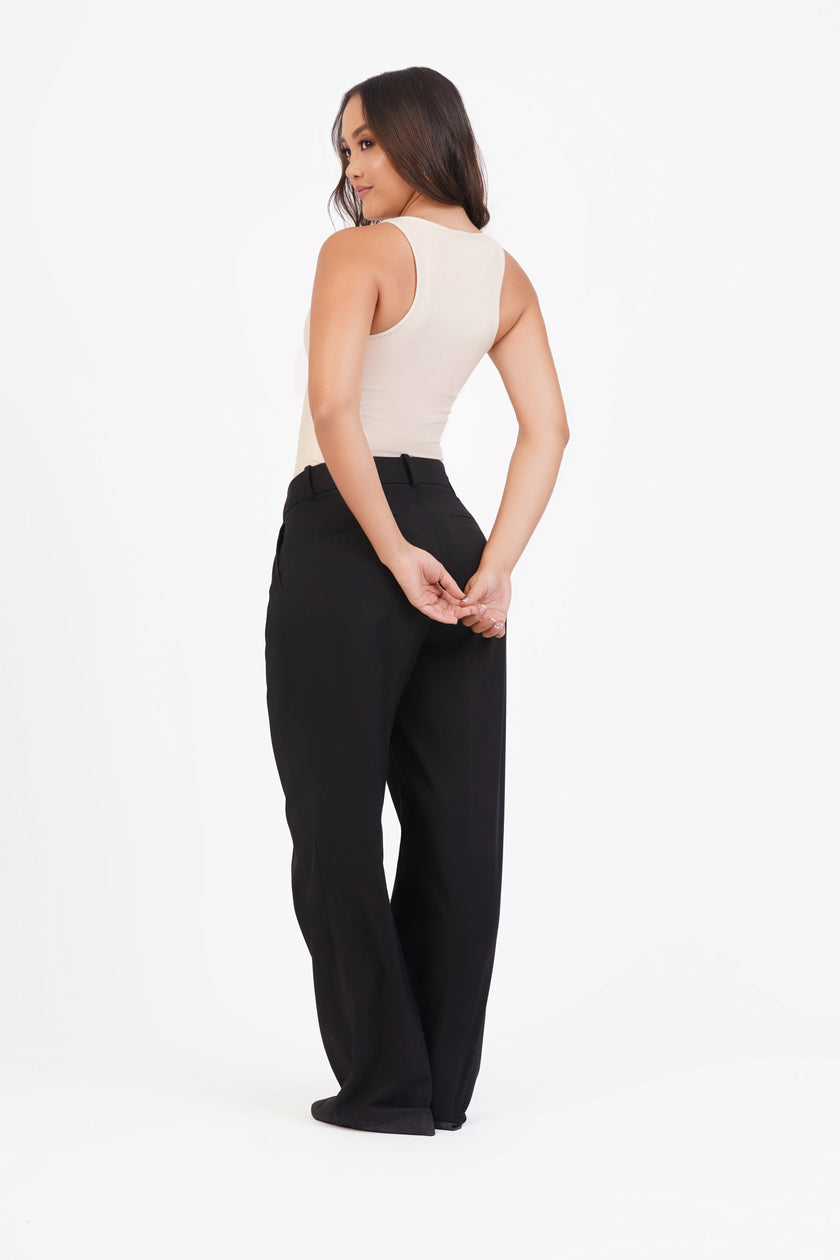 Blusa manga sisa cuello alto