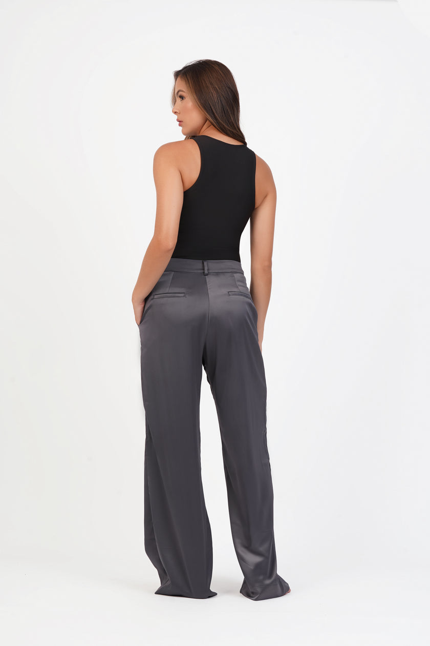 Blusa manga sisa cuello alto