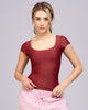 Blusa manga corte escote redondo