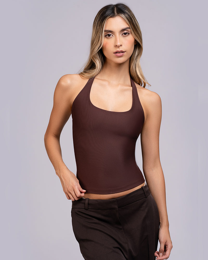 Blusa cuello Halter