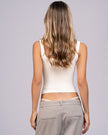 Blusa tirante gruesos escote cuadrado