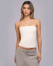 Blusa strapless