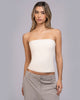Blusa strapless