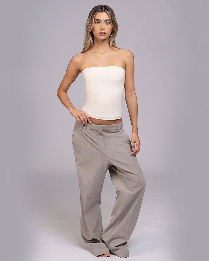 Blusa strapless