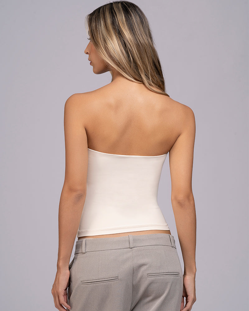 Blusa strapless