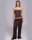 Blusa strapless