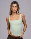 Blusa tirante gruesos escote cuadrado