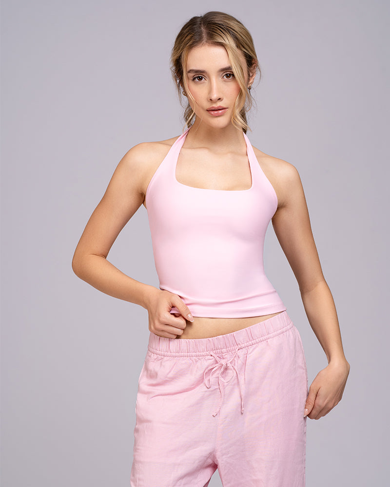 Blusa cuello Halter