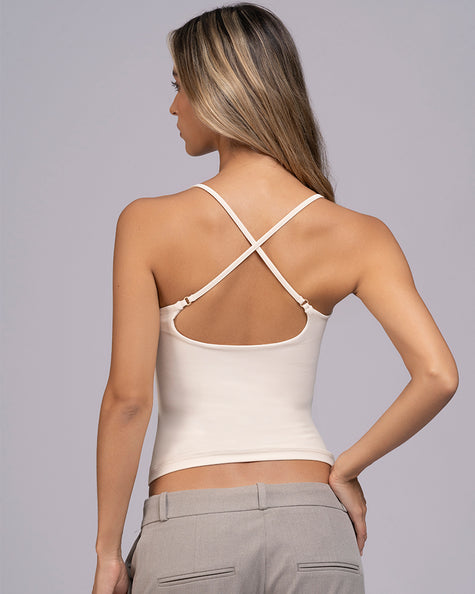 Blusa Tiras espalda cruzada
