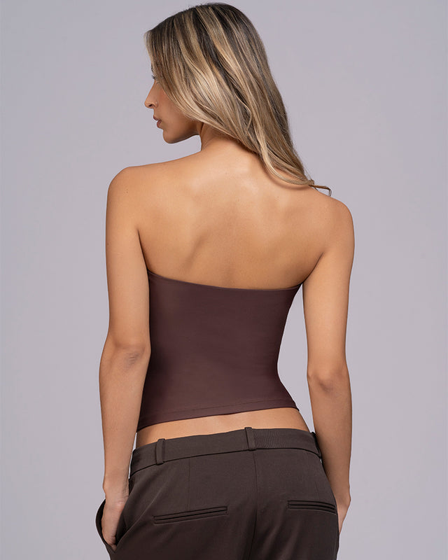 Blusa strapless
