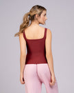Blusa tirante gruesos escote cuadrado