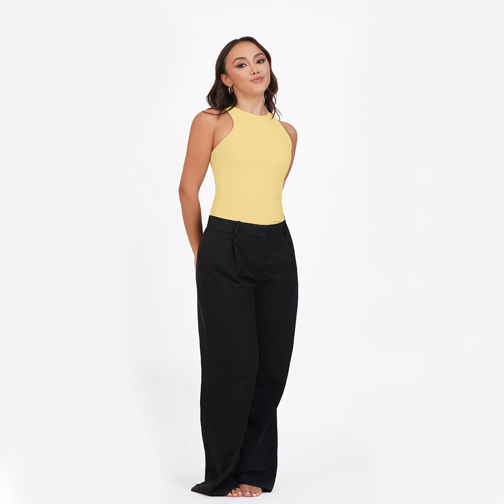 Blusa manga sisa cuello alto