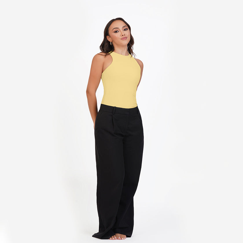 Blusa manga sisa cuello alto